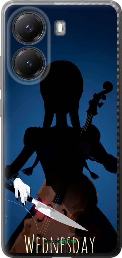 Силиконовый чехол Wednesday для Xiaomi POCO X7 PRO - 5515u-3907 изображение 