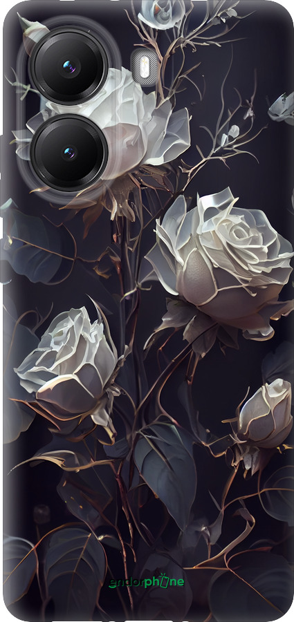 Силіконовий чехол Троянди 2 для Xiaomi POCO X7 PRO - 5550u-3907 изображение 