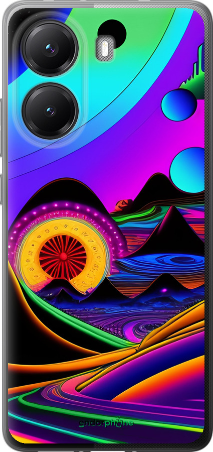 Силиконовый чехол Абстракция v3 для Xiaomi POCO X7 PRO - 5620u-3907 изображение 