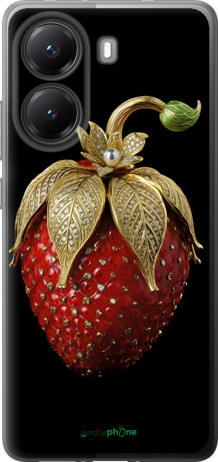 Силиконовый чехол Клубника v3 для Xiaomi POCO X7 PRO - 5638u-3907 изображение 