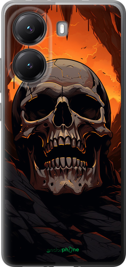 Силиконовый чехол Череп в пещере для Xiaomi Turbo 4 - 5959u-4013 изображение 