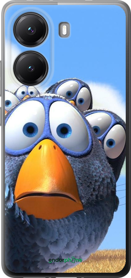 Силиконовый чехол Angry Birds для Xiaomi POCO X7 PRO - 6008u-3907 изображение 