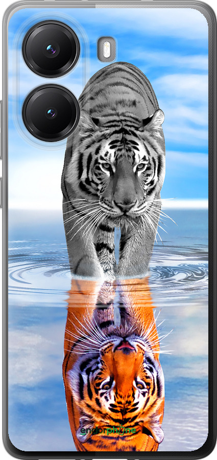 Силиконовый чехол Тигр для Xiaomi Turbo 4 - 6016u-4013 изображение 