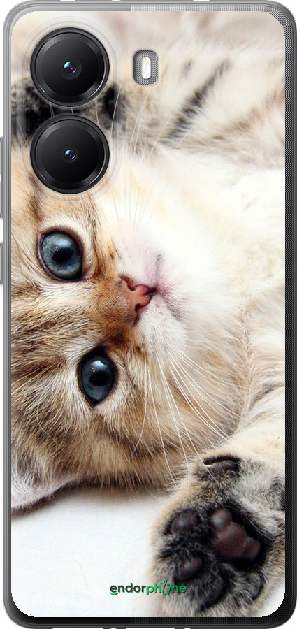 Силиконовый чехол Котик для Xiaomi POCO X7 PRO - 6024u-3907 изображение 