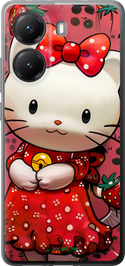 Силіконовий чехол hello kitty1 для Xiaomi Turbo 4 - 6036u-4013 изображение 