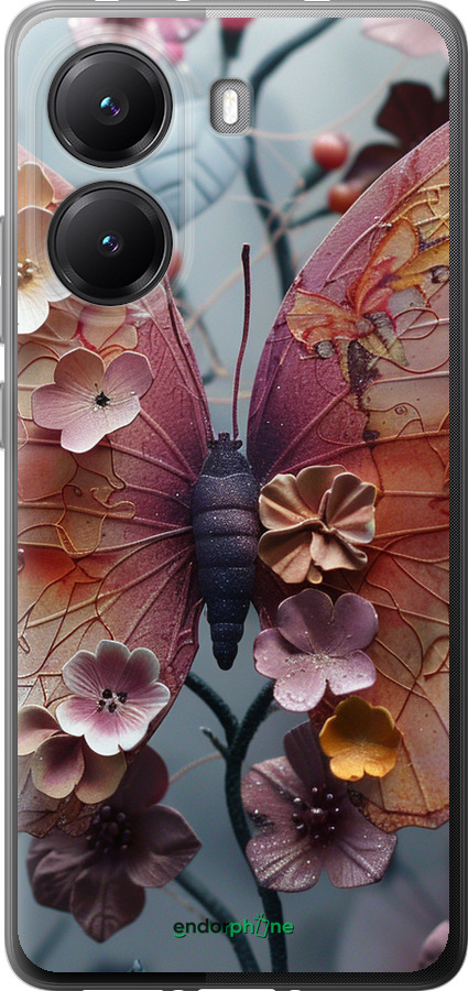 Силиконовый чехол Fairy Butterfly для Xiaomi Turbo 4 - 6048u-4013 изображение 