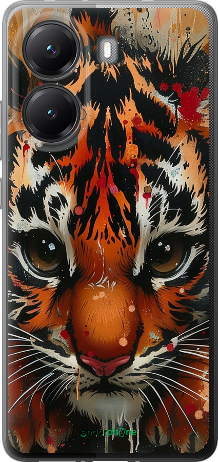 Силиконовый чехол Mini tiger для Xiaomi Turbo 4 - 6052u-4013 изображение 