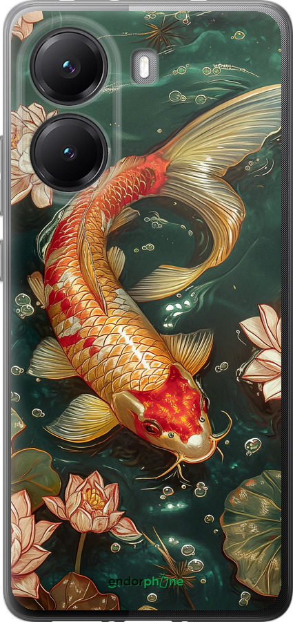Силиконовый чехол Мелодия Лотоса для Xiaomi Turbo 4 - 6106u-4013 изображение 