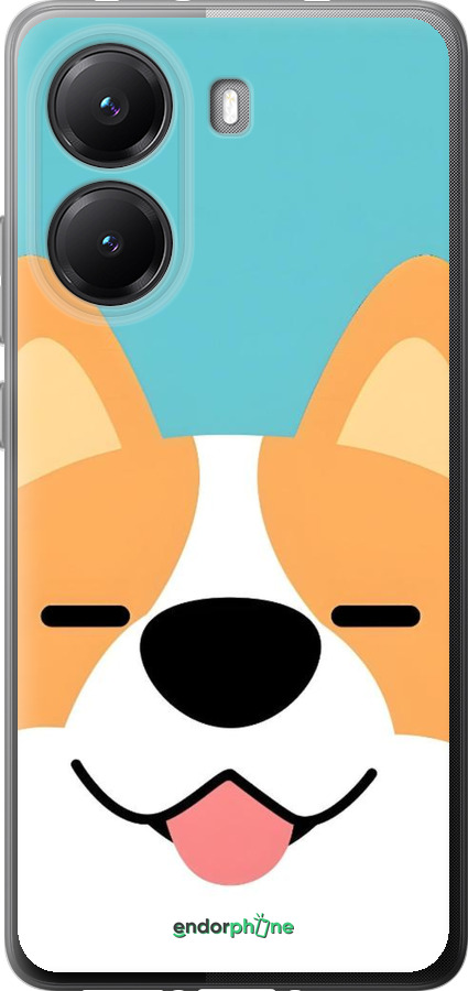 Силіконовий чехол Корги для Xiaomi Turbo 4 - 6280u-4013 изображение 
