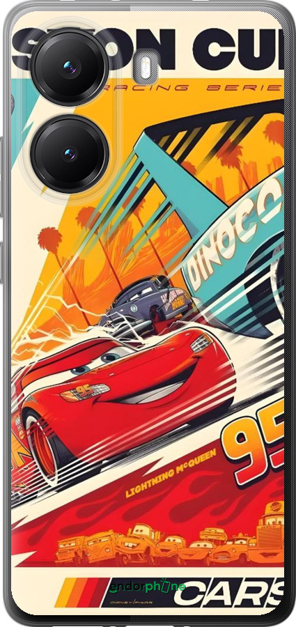 Силіконовий чехол Тачки для Xiaomi Turbo 4 - 6288u-4013 изображение 