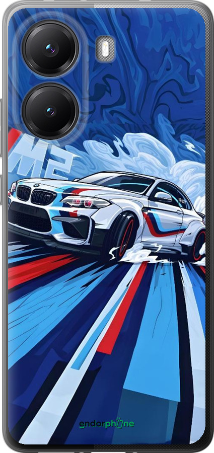 Силиконовый чехол БМВ для Xiaomi Turbo 4 - 6292u-4013 изображение 