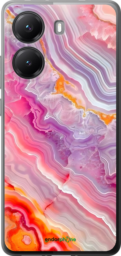 Силіконовий чехол Мрамор 2 для Xiaomi Turbo 4 - 6307u-4013 изображение 