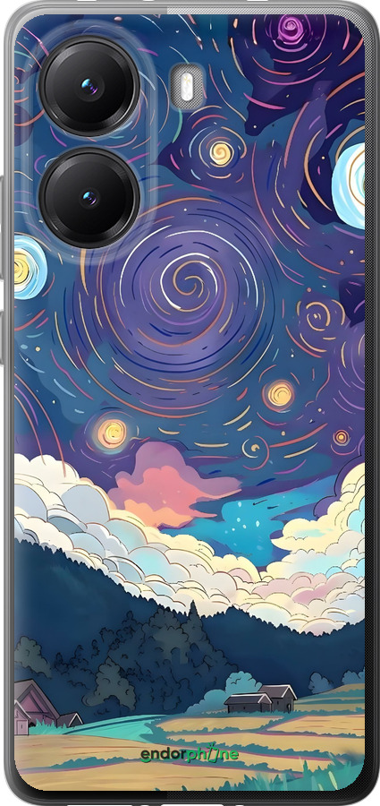 Силиконовый чехол Креативный арт для Xiaomi POCO X7 PRO - 6322u-3907 изображение 