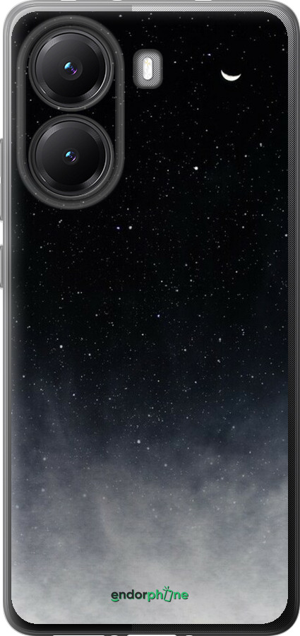 Силиконовый чехол Сині хмари, Синій місяць для Xiaomi Turbo 4 - 6396u-4013 изображение 
