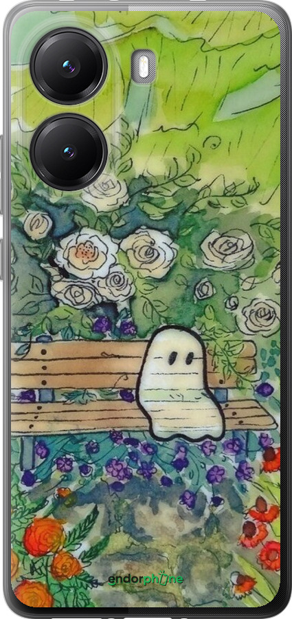 Силіконовий чехол Сумний привид для Xiaomi Turbo 4 - 6403u-4013 изображение 