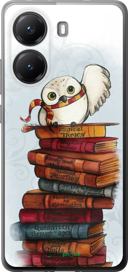 Силіконовий чехол Сова та книги для Xiaomi Turbo 4 - 6436u-4013 изображение 