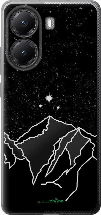 Силиконовый чехол Минималистический горный пейзаж для Xiaomi POCO X7 PRO - 6438u-3907 изображение 