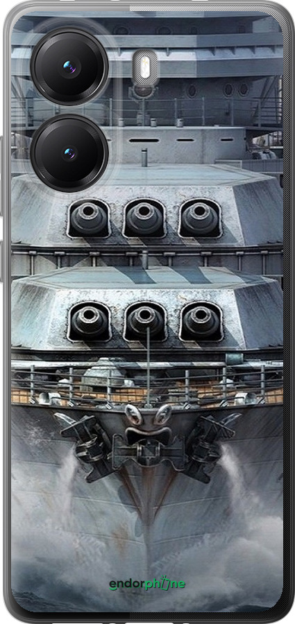 Силіконовий чехол Лінкор, world of tanks, wargaming, військовий корабель для Xiaomi Turbo 4 - 6453u-4013 изображение 