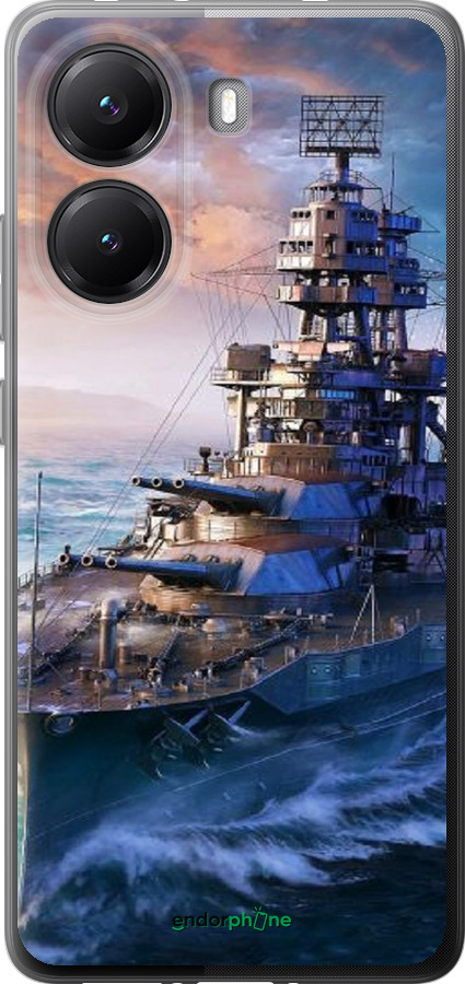 Силіконовий чехол Військовий корабель, world of tanks, wargaming для Xiaomi Turbo 4 - 6461u-4013 изображение 