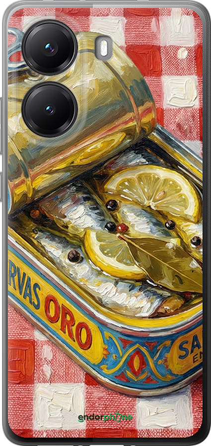 Силіконовий чехол Vintage Sardine Tin Phone для Xiaomi POCO X7 PRO - 6772u-3907 изображение 