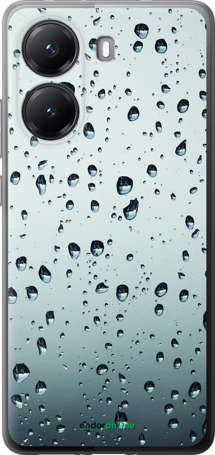 Силиконовый чехол Стекло в каплях для Xiaomi POCO X7 PRO - 848u-3907 изображение 