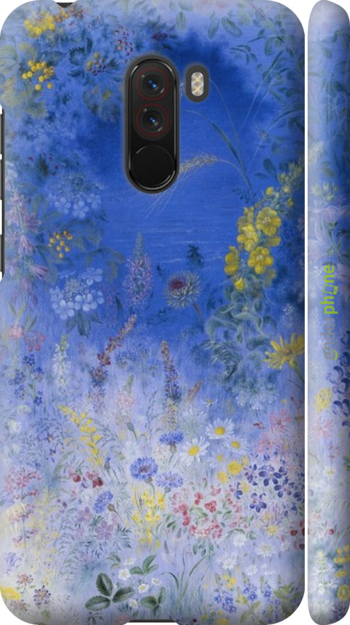 3D пластиковый матовый чехол Билокур для Xiaomi Pocophone F1 - 5908m-1556 изображение 