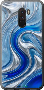 2D пластиковый чехол Liquid Chrome для Xiaomi Pocophone F1 - 6781t-1556 изображение 