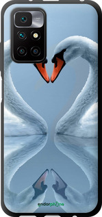 TPU чехол Лебеди для Xiaomi Redmi 10 - 6007b-2488 изображение 