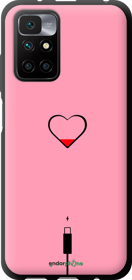 TPU чехол Подзарядка сердца1 для Xiaomi Redmi 10 - 4275b-2488 изображение 