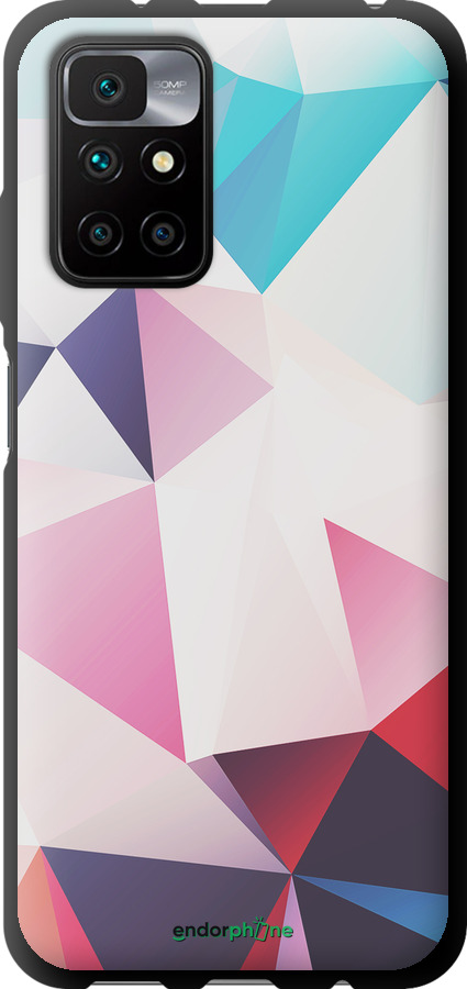 TPU чехол Геометрия 3 для Xiaomi Redmi 10 - 4415b-2488 изображение 