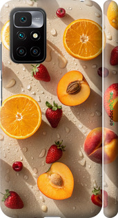 3D пластиковий матовий чехол Фрукти 3 для Xiaomi Redmi 10 - 6703m-2488 изображение 