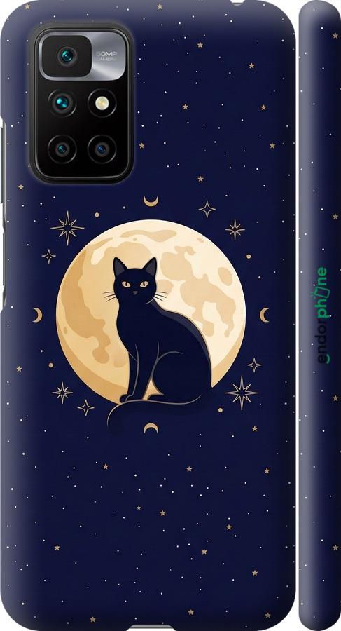 3D пластиковый матовый чехол Cute Cat Celestial/Witchy для Xiaomi Redmi 10 - 6787m-2488 изображение 
