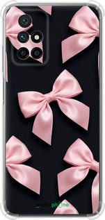 Силикон с усиленными углами чехол Coquette Ribbons Dark Coquette для Xiaomi Redmi 10 - 6767sp-2488 изображение 