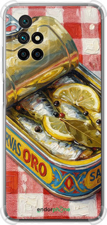 Силикон с усиленными углами чехол Vintage Sardine Tin Phone для Xiaomi Redmi 10 - 6772sp-2488 изображение 