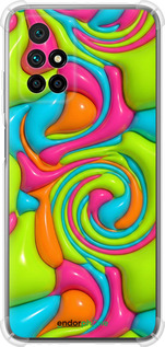 Силикон с усиленными углами чехол Y2K Jelly Dream для Xiaomi Redmi 10 - 6780sp-2488 изображение 