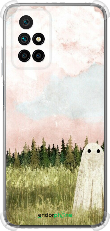 Силіконовий протиударний с посиленими кутами чехол Привид для Xiaomi Redmi 10 - 6401sp-2488 изображение 