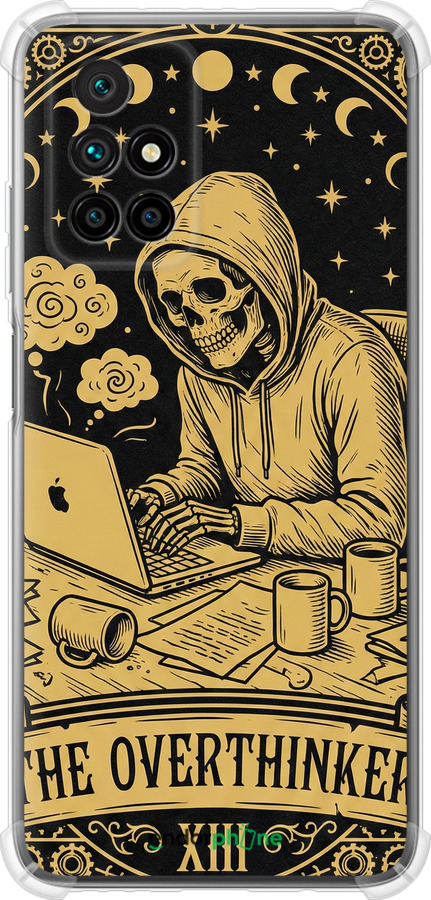 Силикон с усиленными углами чехол The Overthinker для Xiaomi Redmi 10 - 6774sp-2488 изображение 