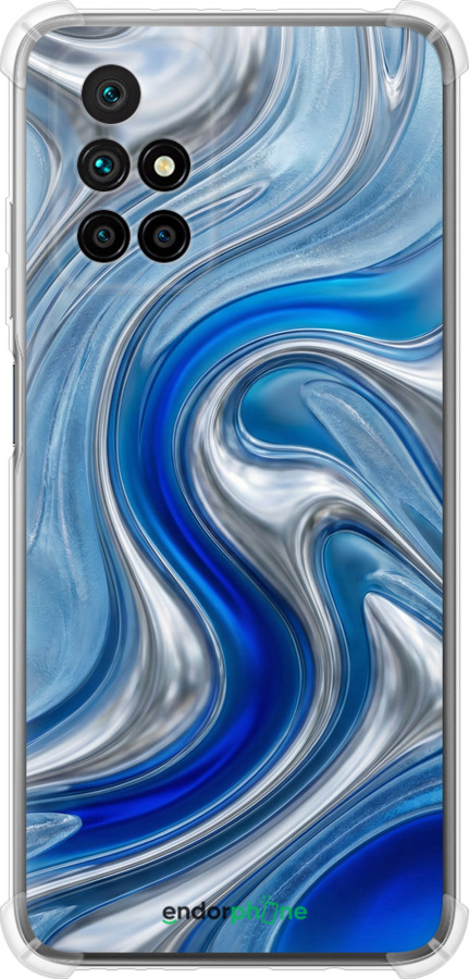 Силикон с усиленными углами чехол Liquid Chrome для Xiaomi Redmi 10 - 6781sp-2488 изображение 