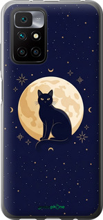 Силиконовый чехол Cute Cat Celestial/Witchy для Xiaomi Redmi 10 - 6787u-2488 изображение 