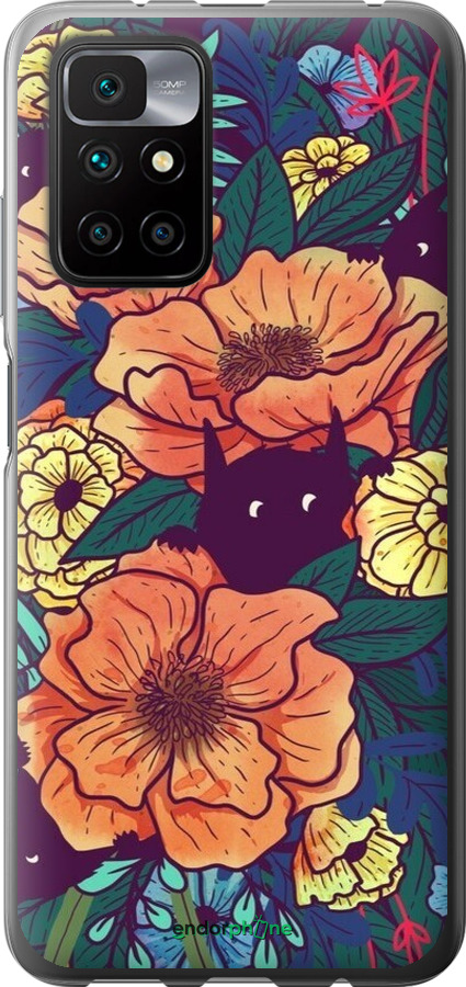 2D пластиковый чехол С изображением полевых цветов для Xiaomi Redmi 10 - 6419t-2488 изображение 