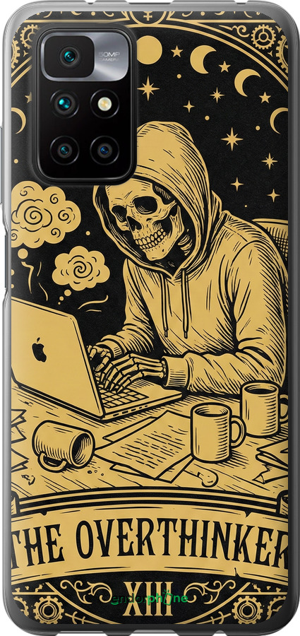 2D пластиковий чехол The Overthinker для Xiaomi Redmi 10 - 6774t-2488 изображение 