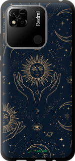 TPU чехол Celestial Harmony: Sun & Moon Gold Mystic Pattern для Xiaomi Redmi 10A - 6778b-2578 изображение 
