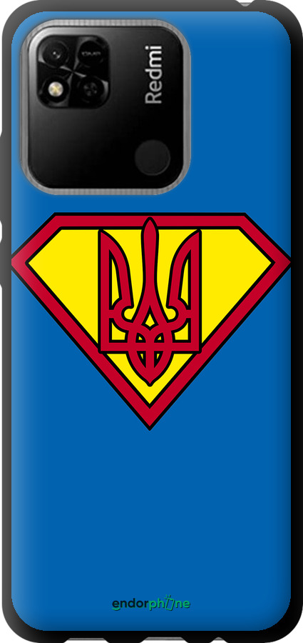 TPU чехол Супер Тризуб для Xiaomi Redmi 10A - 1164b-2578 изображение 