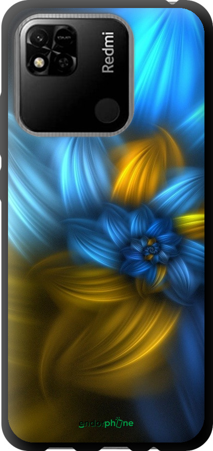 

TPU чорний чохол "Візерунок 46" для Xiaomi Redmi 10A, Синій