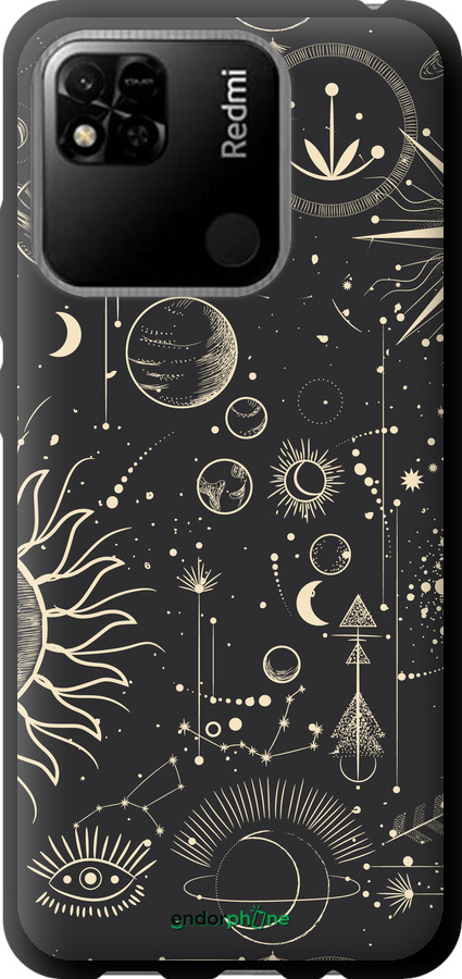 TPU чехол Фаза луны для Xiaomi Redmi 10A - 5605b-2578 изображение 