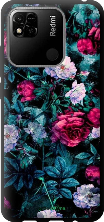 TPU чехол Сад и розы для Xiaomi Redmi 10A - 6483b-2578 изображение 