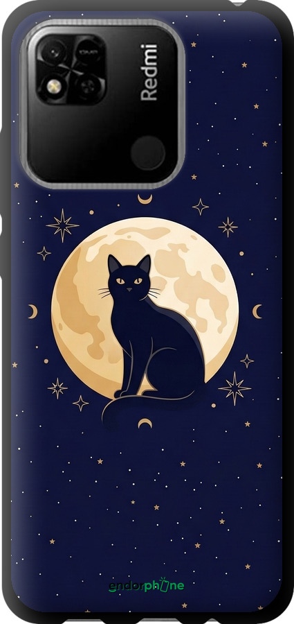 TPU чехол Cute Cat Celestial/Witchy для Xiaomi Redmi 10A - 6787b-2578 изображение 