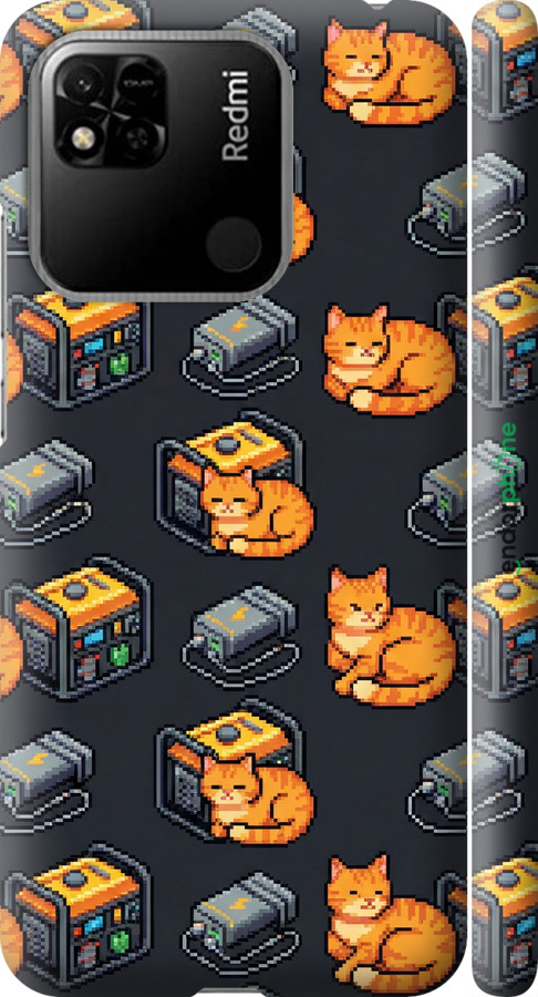 3D пластиковый матовый чехол Autonomous Zone для Xiaomi Redmi 10A - 6771m-2578 изображение 