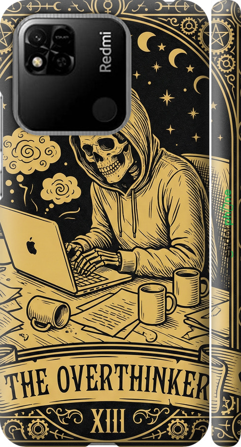 3D пластиковый матовый чехол The Overthinker для Xiaomi Redmi 10A - 6774m-2578 изображение 