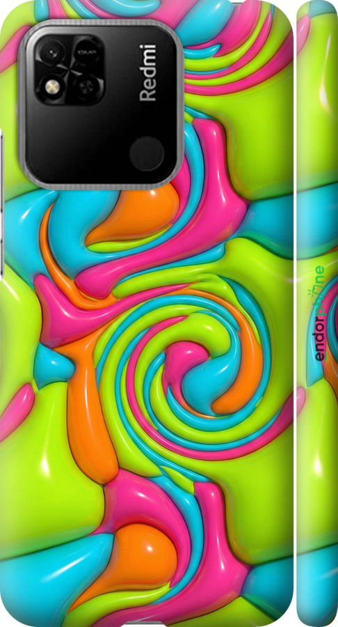 3D пластиковый матовый чехол Y2K Jelly Dream для Xiaomi Redmi 10A - 6780m-2578 изображение 